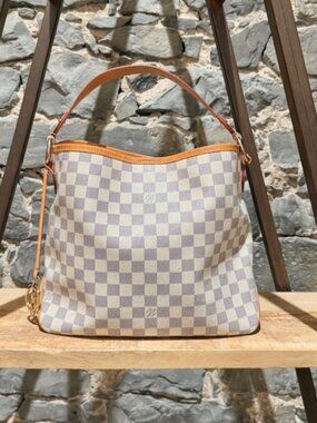 Louis Vuitton Damier Azur Delightful PM Handbag